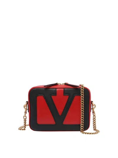 Valentino Garavani Superstar Chain Belt Bag In Red