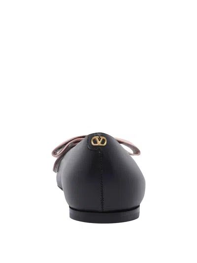 Valentino 'bowow' Ballet Flats Featuring Bow Detail In Black