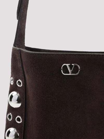 Valentino Brown Nellcote Small Crossbody Bag In Brown