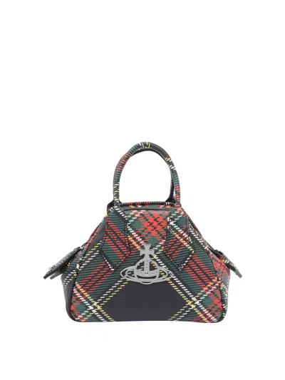 Vivienne Westwood Borsa A Mano Yasmine Mini In Similpelle Stampata Donna In Red