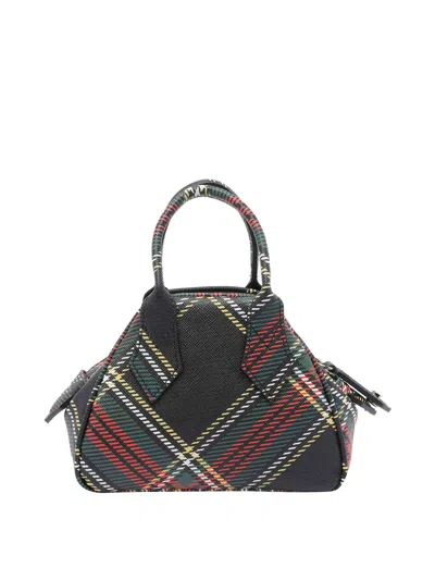 Vivienne Westwood Borsa A Mano Yasmine Mini In Similpelle Stampata Donna In Red