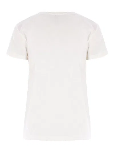 Valentino Le Chat De La Maison Jersey T-shirt In White