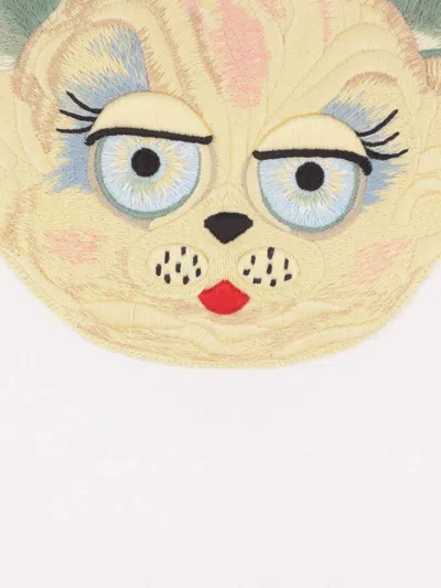 Valentino Le Chat De La Maison Jersey T-shirt In White