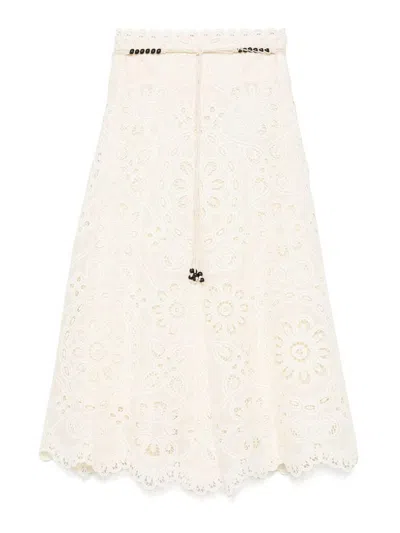 Zimmermann Blusa - Blanco In Neutral