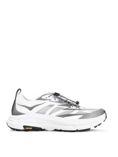 Hoka U Mafate Speed 4 Lite Ts Technical Fabric Sneakers In Gray