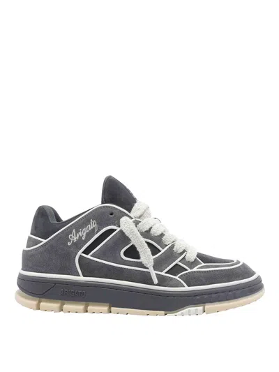 Axel Arigato Low-top Nubuck Sneakers With Contrasting Stitching In Multi