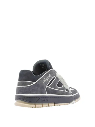 Axel Arigato Low-top Nubuck Sneakers With Contrasting Stitching In Multi