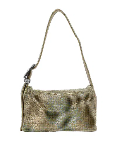 Benedetta Bruzziches Vutty La Mignon Crystal-embellished Shoulder Bag In Green