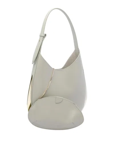 Benedetta Bruzziches Tote Bag With Adjustable Handle Structure In Green