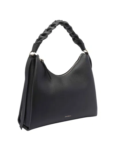 Coccinelle Boheme Medium Tote Bag In Black