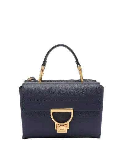 Coccinelle Small Arlettis Handbag In Blue