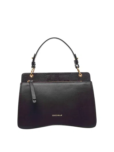 Coccinelle C-me Bimateri Crossbody Bag In Black