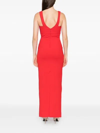 Solace London 7 Ilona Maxi Dress In Red