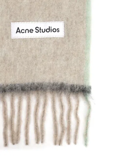 Acne Studios Alpaca Blend Scarf Scarves And Foulards Beige In Neutral