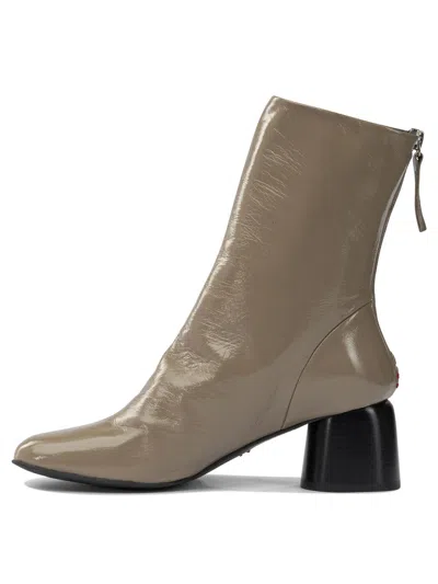 Halmanera Ankle Boots Beige In Gray