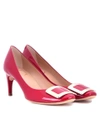 ROGER VIVIER BELLE DE NUIT PATENT LEATHER PUMPS,P00244957