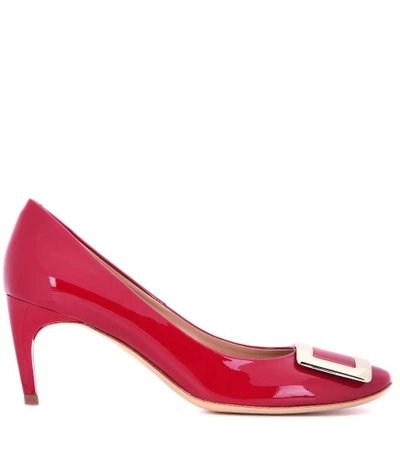 Shop Roger Vivier Belle De Nuit Patent Leather Pumps In Red