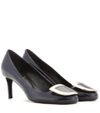 ROGER VIVIER BELLE DE NUIT PATENT LEATHER PUMPS,P00244955