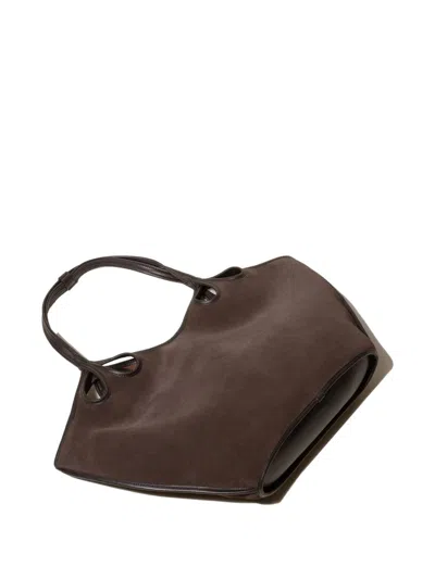 Hereu Women Escala Escala Borsa Shopping In Brown