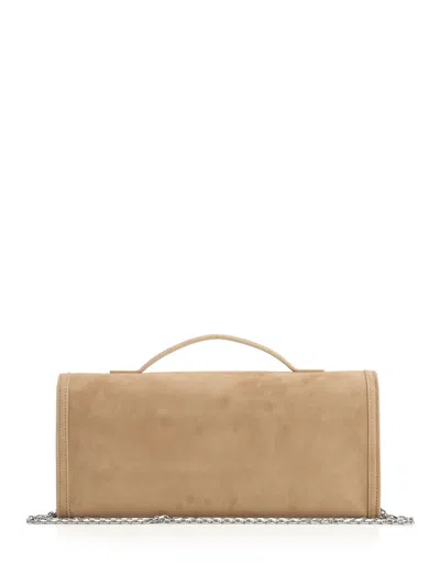 Roger Vivier Belle Vivier Clutch In Brown