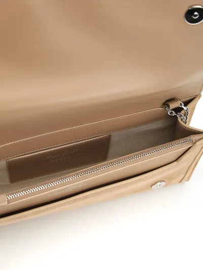 Roger Vivier Belle Vivier Clutch In Brown