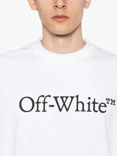 Off-white Big Logo Print Skate Cotton T-shirt
