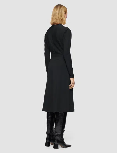 Joseph Wool Jersey Dress In Blue