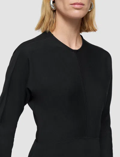 Joseph Wool Jersey Dress In Blue