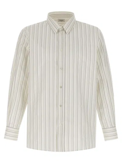 Saint Laurent Cassandre Shirt And Blouse White In Multi