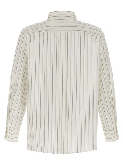 Saint Laurent Cassandre Shirt And Blouse White In Multi