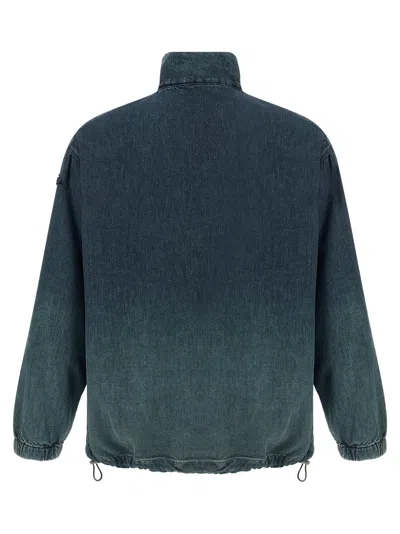 Diesel Jacket In Recycled Nylon Taslan In Blue