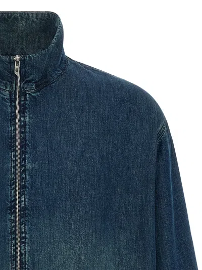 Diesel Jacket In Recycled Nylon Taslan In Blue