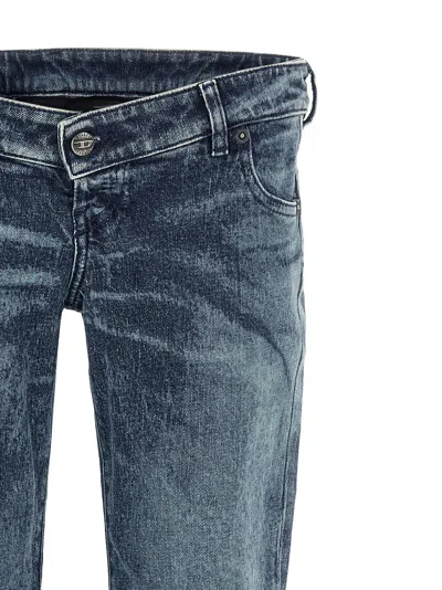 Diesel Waistband Jeans With Pockets And Loops