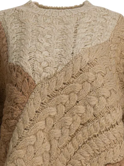 Isabel Marant Étoile Isabel Marant Etoile Multicolor Acrylic Blend Daryl Sweater In Brown