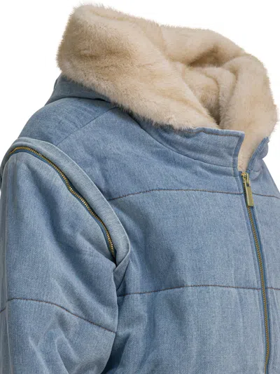 Max&moi Deva Jackets Light Blue