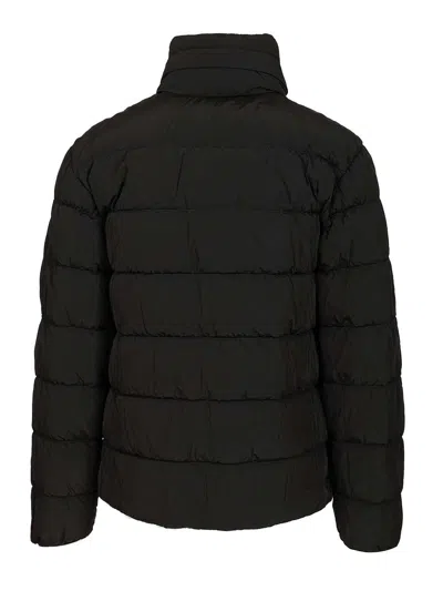 C.p. Company Oversized Zip-front Rain Jacket With Quilted Texture In Green