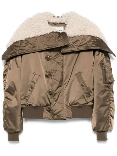 Isabel Marant Étoile Elisa Short Quilted Satin Coat