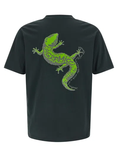 Gramicci Huricane Tee T-shirt Black In Green