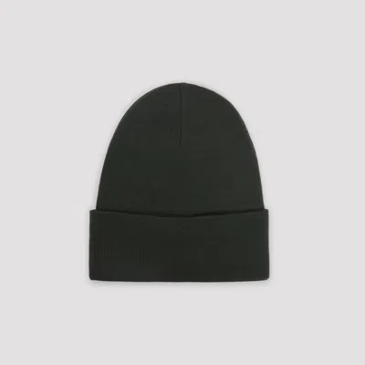 Moncler Knitted Wool Hat Ribbed Cuff