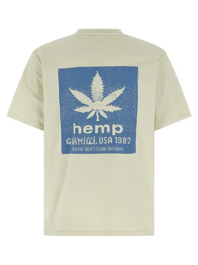Gramicci Leaf-print T-shirt In White