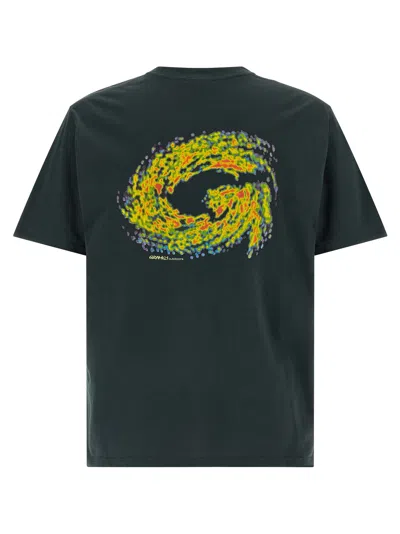 Gramicci Huricane Tee T-shirt Black In Green