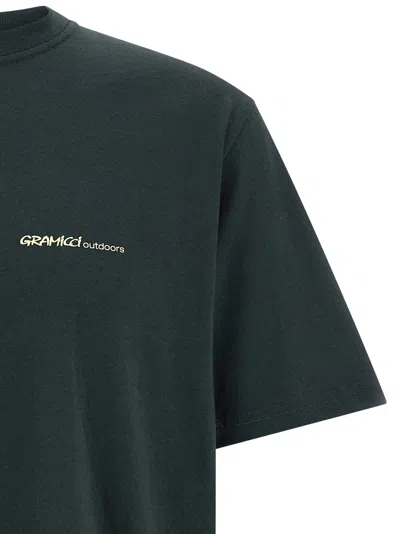 Gramicci Huricane Tee T-shirt Black In Green