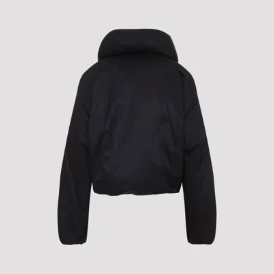 Alaïa Insulated Long Sleeve High Collar Jacket In Black