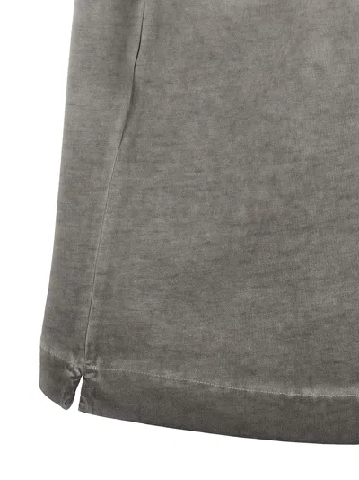 Off-white Skateboarding Inspired Crew Neck T-shirt In Gray
