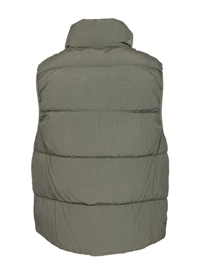 C.p. Company Liner Padded Vest Jackets Grey In Gray