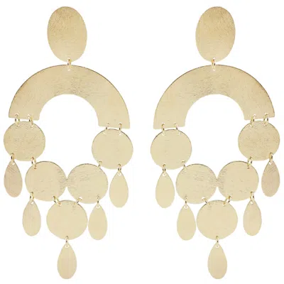 Marcia Moran Women's Gold Christi Marquise Drop Earrings In Gold