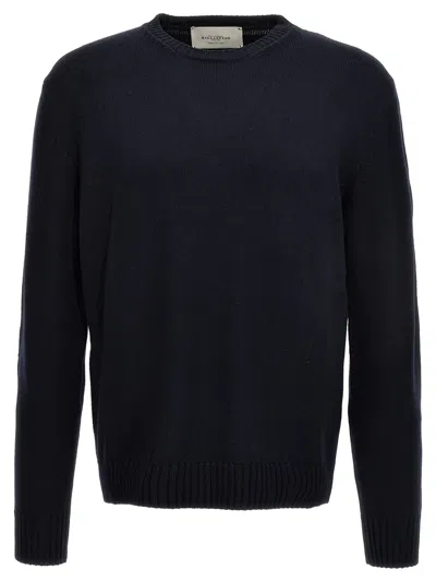 Ballantyne Merino Sweater Sweaters And Cardigans Black In Blue