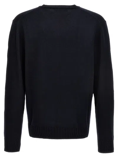 Ballantyne Merino Sweater Sweaters And Cardigans Black In Blue