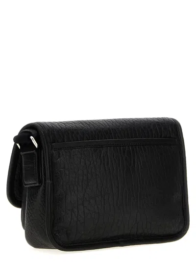 Saint Laurent Borsa A Tracolla Messenger Piccola In Pelle Nera Uomo In Black
