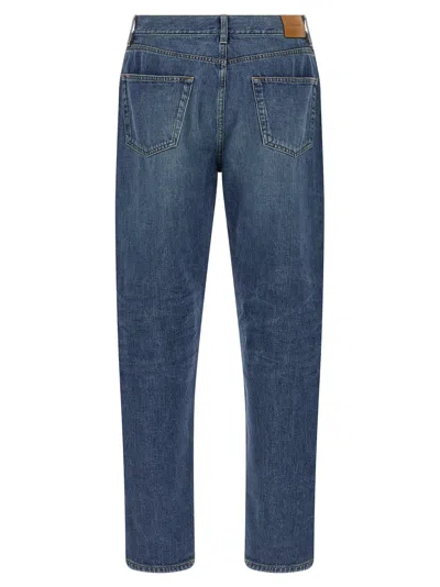 Saint Laurent Mick Jeans In Blue
